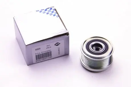 06009 Шків генератора Jumpy/Scudo/Expert/Berlingo/Partner 1.6/1.9/2.0 HDi/JTD/Multijet 00- METALCAUCHO 06009 METALCAUCHO підбір по vin на Brocar