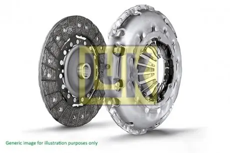624323009 Комплект сцепления VW Caddy III 1.9TDI 08-10 (77kw) 2.0TDI 07-10 (103kw) заменен на 624 3976 09 LUK подбор по vin на Brocar