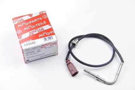 AS3052 Датчик температуры VW GOLF V/VI/ OCTAVIA 1.6D/1.9D/2.0D 03- (перед катализатором) AUTLOG AS3052 AUTLOG подбор по vin на Brocar