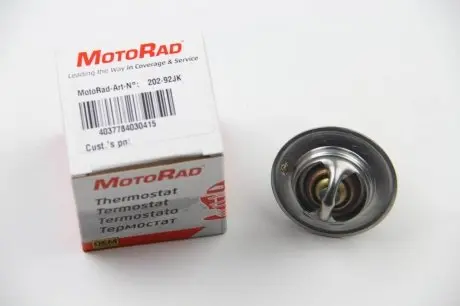 20292J Термостат Ford Fiesta IV/Focus/VW Passat/Polo 1.1-1.6i 73- (92 C) (jiggle-pin) MOTORAD 202-92J MOTORAD подбор по vin на Brocar