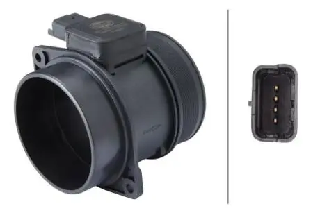 8ET009142431 Расходомер воздуха (4 конт.) FIAT SCUDO/FORD FOCUS II 2.0D/2.2D 02- HELLA 8ET009142-431 HELLA подбор по vin на Brocar