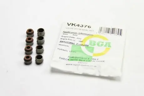 VK4376 Сальники клапанов Caddy II/Kangoo/Jumpy 1.0-2.0 HDI/DCI/JTD 95- (компл. 8шт) BGA VK4376 BGA подбор по vin на Brocar