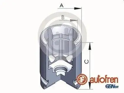 D025233 Елементи гальмівного супорта AUTOFREN підбір по vin на Brocar