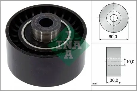 532028910 Ролик ГРМ Fiat Scudo 00-07 (паразитный) (60х30) INA подбор по vin на Brocar