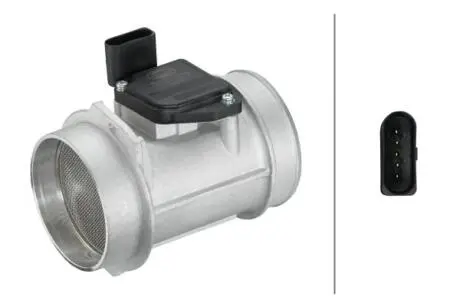 8ET009142451 Витратомір повітря (5 конт.) AUDI A4/ A6/A8/VW PASSAT 2.5TDi 00-05 HELLA 8ET009142-451 HELLA підбір по vin на Brocar