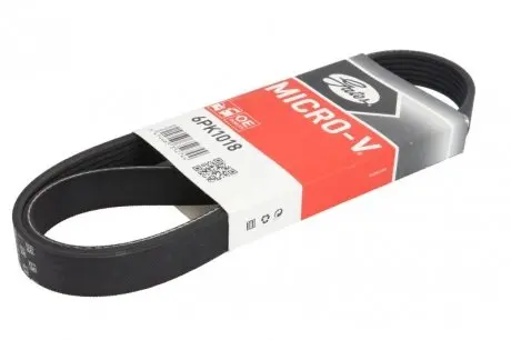 6PK1018 Ремень генератора 6PK1018 207/410/W201/124 OM601/603 (-PS)/Jumper 2.5D GATES 6PK1018 GATES подбор по vin на Brocar