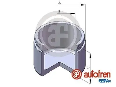 D025532 Поршенек суппорта C4/ASX/Lancer/Outlander/4008 06- 57*45,5mm AUTOFREN SEINSA D025532 AUTOFREN підбір по vin на Brocar