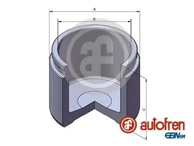 D025308 Поршенек суппорта перед COROLLA/AURIS/YARIS (60х49,05мм) 06- AUTOFREN SEINSA D025308 AUTOFREN підбір по vin на Brocar