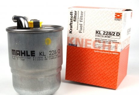 KL2282D Фільтр паливний MB Sprinter 2.2-3.0CDI (+отв. датчика води) (DODGE) MAHLE / KNECHT підбір по vin на Brocar