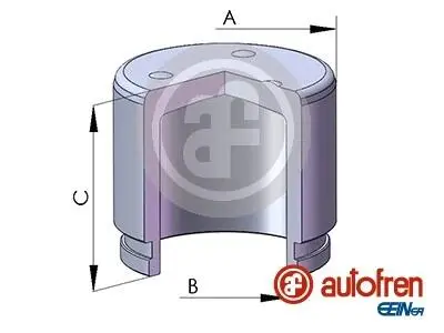 D02572 Поршенек суппорта перед CIVIC/PICANTO/i10 (51х44,15мм) 79- AUTOFREN SEINSA D02572 AUTOFREN подбор по vin на Brocar