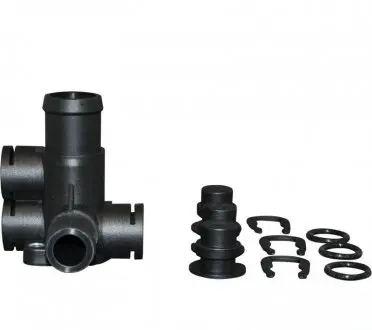 1114505010 Фланец системы охлаждения Golf -91/Passat -97/T4 -03 (к-кт) JP GROUP 1114505010 JP GROUP подбор по vin на Brocar