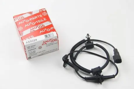 AS5024 Датчик ABS Chevrolet CRUZE, ORLANDO / Opel ASTRA J, 09-перед Л / Пр AUTLOG AS5024 AUTLOG підбір по vin на Brocar