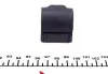27446 Втулка стабілізатора (переднього/внутрішнього) Renault Logan/Sandero 04- (d=23.5mm) FEBI BILSTEIN підбір по vin на Brocar