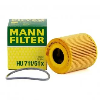 HU71151X Фильтр масляный Ford Transit/Citroen Jumper 2.2HDI/2.4TDCi 06-/Peugeot 2.0HDI 03- MANN подбор по vin на Brocar