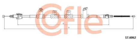 176062 Трос ручного тормоза зад. KIA SPORTAGE AWD 10- Л. (1785/1475) COFLE 17.6062 COFLE підбір по vin на Brocar
