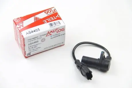 AS4465 Датчик коленвала Honda CIVIC VII/ Opel ASTRA G/H/GTC 1.7D 02- AUTLOG AS4465 AUTLOG подбор по vin на Brocar