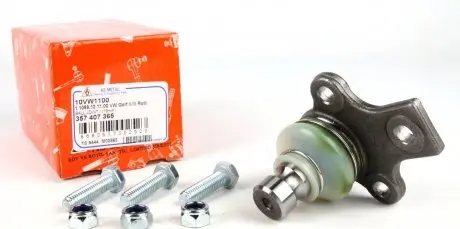 10VW1100 Опора шаровая (передняя/снизу) VW Caddy 96- (d=19mm) ASMETAL подбор по vin на Brocar
