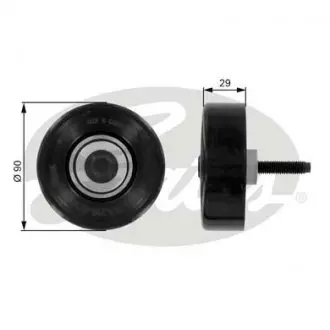 T36089 Ролик ременя генератора (направо.) Connect 1.8D/TDCI 02- (+AC) GATES T36089 GATES підбір по vin на Brocar