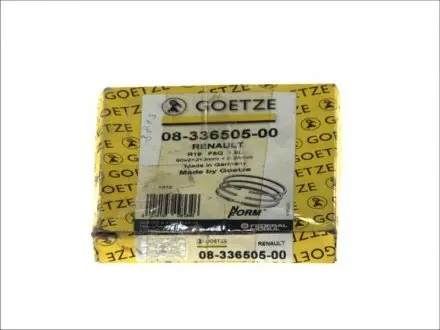0833650500 Комплект кілець на поршень GOETZE підбір по vin на Brocar