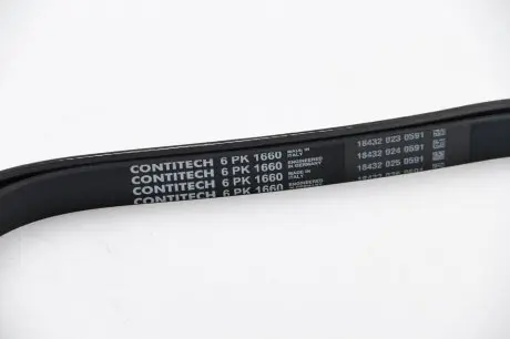 6PK1660 Ремень генератора Fiat Scudo/Citroen Berlingo/VW Golf CONTITECH подбор по vin на Brocar
