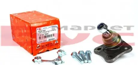 10VW1502 Опора шаровая (передняя/снизу/L) Audi A3 -93/VW Golf IV -06 ASMETAL подбор по vin на Brocar