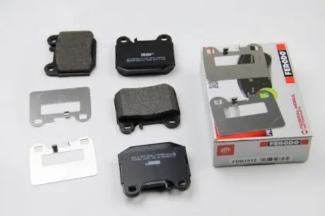 FDB1512 Колодки гальмівні (задні) MB M-class (W163) 98-05 (Brembo) FERODO підбір по vin на Brocar
