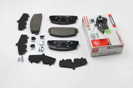 FDB1721 Колодки тормозные задние Mazda 323/626 94-04 (akebono) FERODO FDB1721 FERODO подбор по vin на Brocar