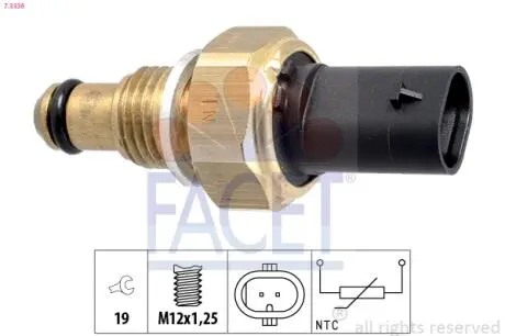 73338 Датчик температури FACET підбір по vin на Brocar
