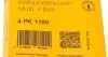4PK1100 Ремінь генератора Haval H5 2.4 10-/Toyota Land Cruiser Prado 2.7 95-02/Hiace 98-06/Fiat/Lancia/Nissa CONTITECH підбір по vin на Brocar