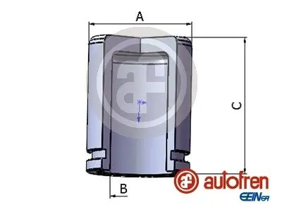 D025550 Поршенек супорта Corolla 01-07 33,9*47,65mm AUTOFREN SEINSA D025550 AUTOFREN підбір по vin на Brocar