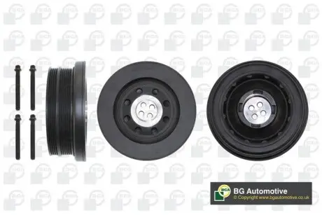 DP1018K Шків коленвала BMW3/5/7/X3 / X5 / X6 (E46-E91) 02- (+болт) BGA DP1018K BGA підбір по vin на Brocar