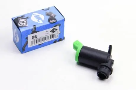 02068 Насос омивача скла Fiat Scudo Peugeot 106 I,306,406,605,Expert,Partner METALCAUCHO підбір по vin на Brocar