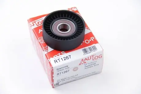 RT1267 Ролик генератора (натяжний) 70х26х17 Doblo 1.6i 01- AUTLOG RT1267 AUTLOG підбір по vin на Brocar
