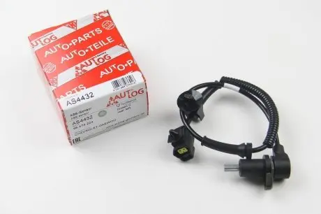 AS4432 Датчик ABS Daewoo KALOS / Chevrolet AVEO 02-Задній Л AUTLOG AS4432 AUTLOG підбір по vin на Brocar
