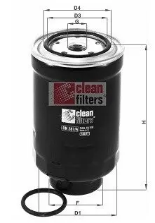 DN287A Фільтр паливний Toyota COROLLA 1.8D/2.0D CLEAN FILTERS DN287/A CLEAN FILTERS підбір по vin на Brocar