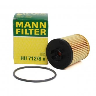 HU7128X Фильтр масляный Opel Combo 1.4 16V 05- (h=87mm) MANN подбор по vin на Brocar