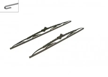 3397001543 Щітки склоочисника (600/530 мм) MB Sprinter (901-905)/VW LT 96-06 (Twin) BOSCH підбір по vin на Brocar