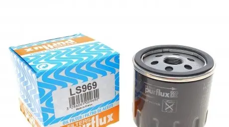 LS969 Фільтр масляний VW Caddy II 1.4/1.6i / Golf IV/V/Seat (h=78mm) PURFLUX підбір по vin на Brocar