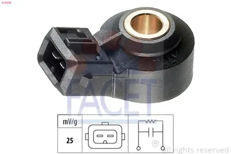 93010 Датчик детонації 1(F20)/3(F30)/Vectra 90-02 2.0i FACET 9.3010 FACET підбір по vin на Brocar