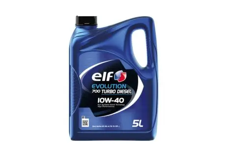 201553 Олива 10W40 Evolution 700 Turbo Diesel (5L) ELF підбір по vin на Brocar
