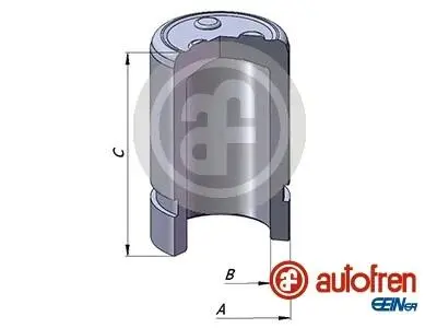 D025384 Поршенек суппорта Pjero 98- 43*44,5mm AUTOFREN SEINSA D025384 AUTOFREN підбір по vin на Brocar