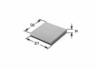 NC2379 Фильтр салона Kia Cerato/Sorento II 04- CLEAN FILTERS NC2379 CLEAN FILTERS подбор по vin на Brocar