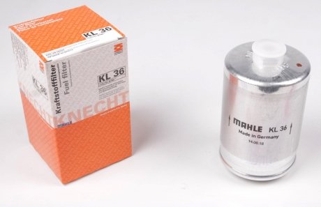 KL36 Фильтр топливный Citroen Jumper/Peugeot Boxer 2.0 94- MAHLE / KNECHT подбор по vin на Brocar