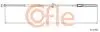 Трос ручного тормоза перед. Corsa C 01- (330) COFLE 11.5756