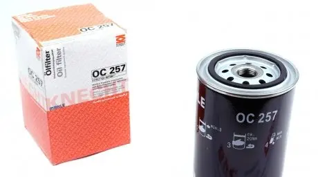 OC257 Фільтр масляний Audi A4/VW Passat 94-01 MAHLE / KNECHT підбір по vin на Brocar