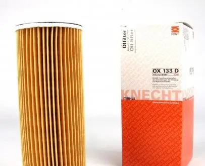 OX133D Фільтр масляний MB (W124 280E/W124 300-24V) 89- MAHLE / KNECHT підбір по vin на Brocar
