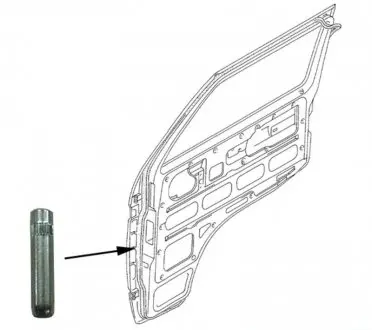 1187450100 Палець дверної петлі Golf/Passat -91 JP GROUP 1187450100 JP GROUP підбір по vin на Brocar