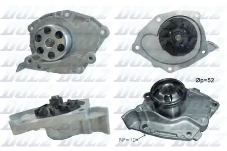 R234 Водяной насос Megane/Laguna/Scenic 1.9dCi 02- DOLZ R234 DOLZ підбір по vin на Brocar