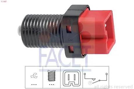 71187 Датчик стоп-сигнала Scudo/Jumpy/Exert 95- FACET 7.1187 FACET подбор по vin на Brocar