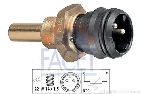 73183 Датчик температури FACET підбір по vin на Brocar